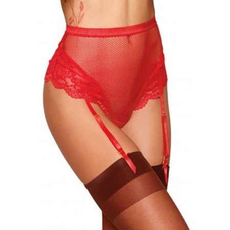 ​ Dreamgirl Red High Waisted Lace Garters​