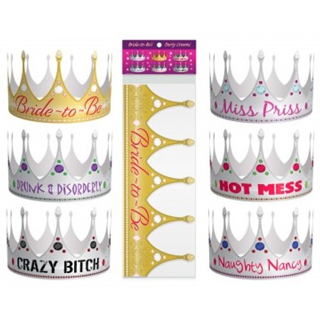 Bride-to-Be Party Crowns for Bachelorette Parties