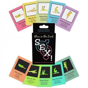 Glow in the Dark Sex Position Cards