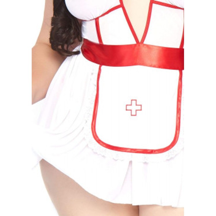 Nightshift Nurse בייבידול תחפושת אחות סקסית - XL/2XL