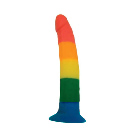 Rainbow Colored Dildo for Strapons