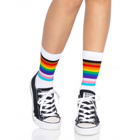 Leg Avenue Pride Flag Socks