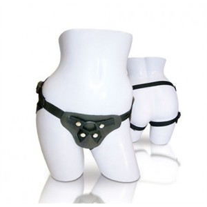 Sportsheets Latigo Black Leather Strapon Harness