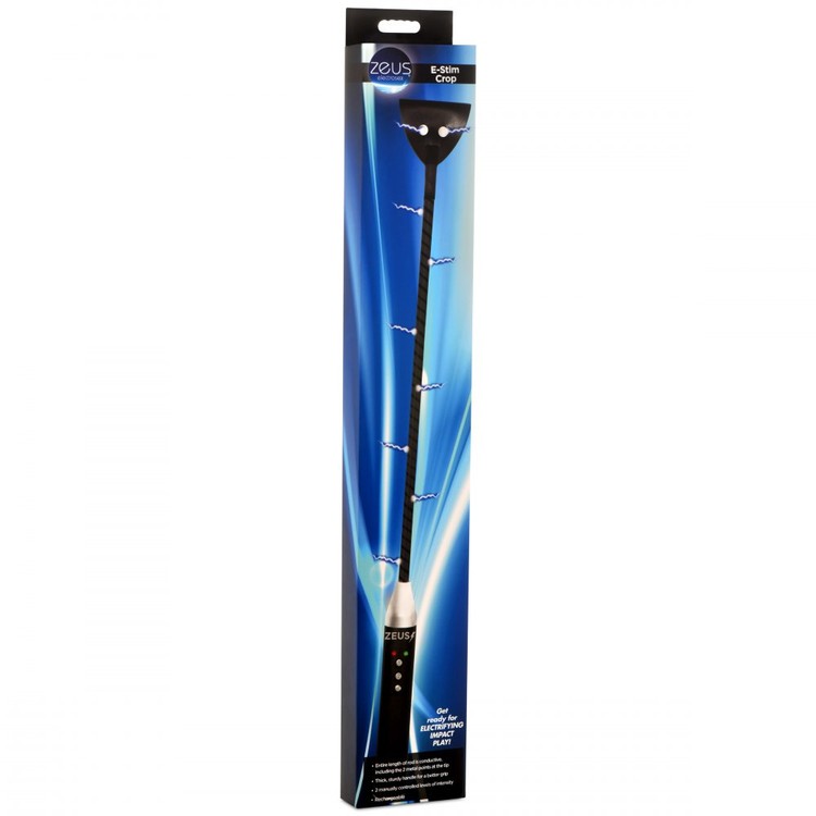 E-Stim Crop שוט רכיבה מחשמל למשחקי סאדו