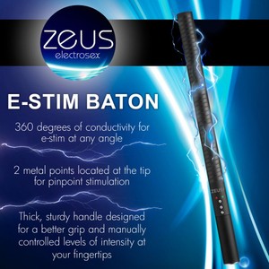 E-stim Baton מוט הצלפה מחשמל 360 מעלות