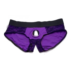 StrapU Lace Envy Crotchless Lace Strapon Panties S\M