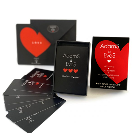 Adam & Eves Couples Sex Card Game - English Version