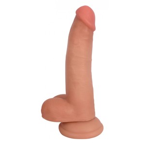 JOCK 6 Bareskin Dark Thick Dildo 16.5 cm