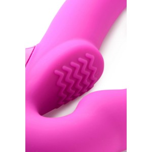Evoke - Pink vibrating strapless strapon by Strap U​