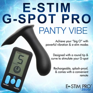 E-Stim Pro Panty Vibe ויברטור רוטט ומחשמל גירוי כפול עם שלט