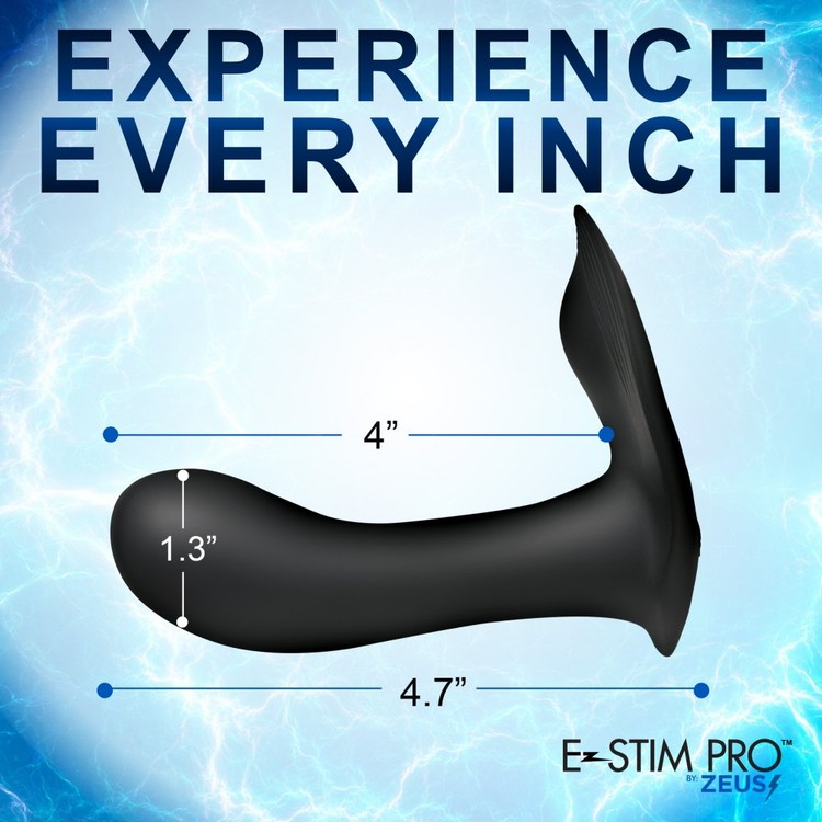 E-Stim Pro Panty Vibe ויברטור רוטט ומחשמל גירוי כפול עם שלט