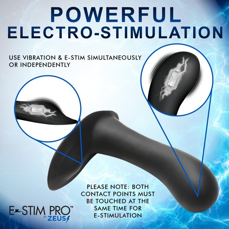 E-Stim Pro Panty Vibe ויברטור רוטט ומחשמל גירוי כפול עם שלט