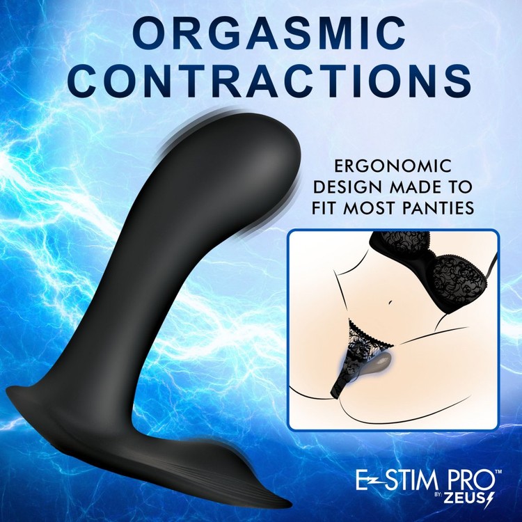 E-Stim Pro Panty Vibe ויברטור רוטט ומחשמל גירוי כפול עם שלט