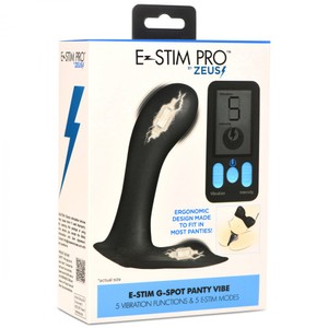 E-Stim Pro Panty Vibe ויברטור רוטט ומחשמל גירוי כפול עם שלט