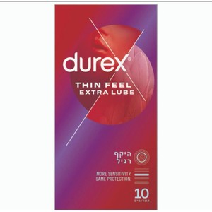 Thin Feel Extra Lube קונדומים  Durex​