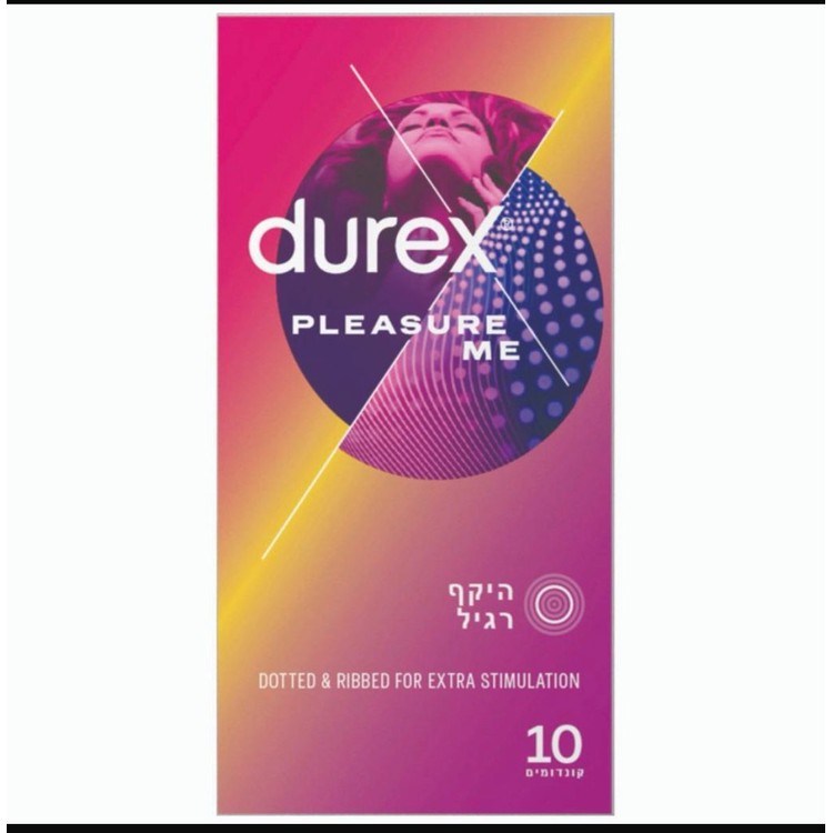 Pleasure Me קונדומים עבים עם אקסטרה סיכוך Durex​