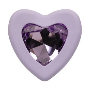 Love Crystal Booty Duo Purple Plug Set