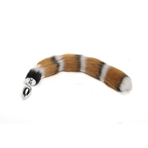 American Pleasure TriColor Tail Anal Plug - Small