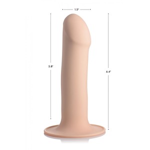 Phallic דילדו גמיש במיוחד במראה פאלי בהיר 17 ס"מ Squeeze-It