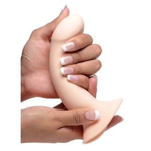 Squeeze-It Nude Flexible Dildo