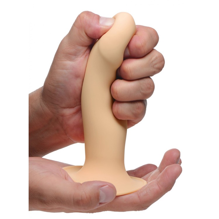 Phallic דילדו גמיש במיוחד במראה פאלי בהיר 17 ס"מ Squeeze-It