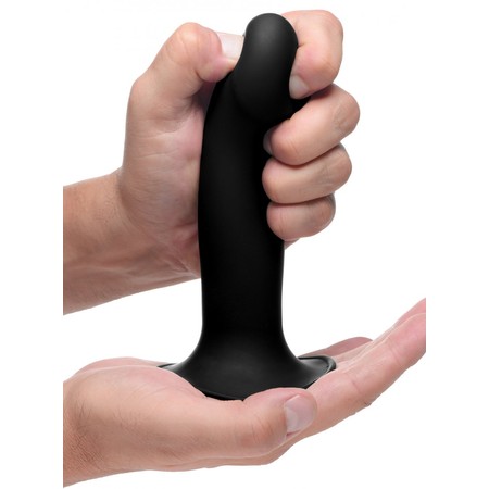 Squeeze-It Black Flexible Dildo