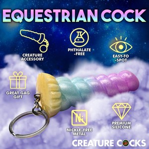 Mystique Unicorn מחזיק מפתחות דילדו חד קרן Creature Cocks