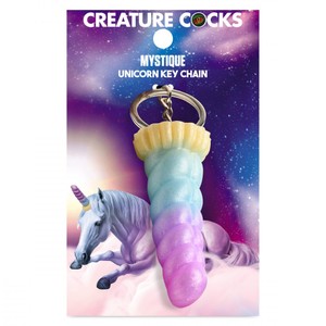 Mystique Unicorn מחזיק מפתחות דילדו חד קרן Creature Cocks