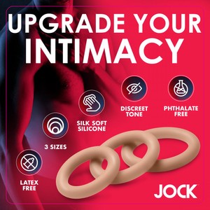 Jock Discreet Skin Color Cockring Set