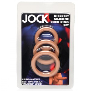 Jock Discreet סט קוקרינגים דיסקרטיים מסיליקון בצבע עור