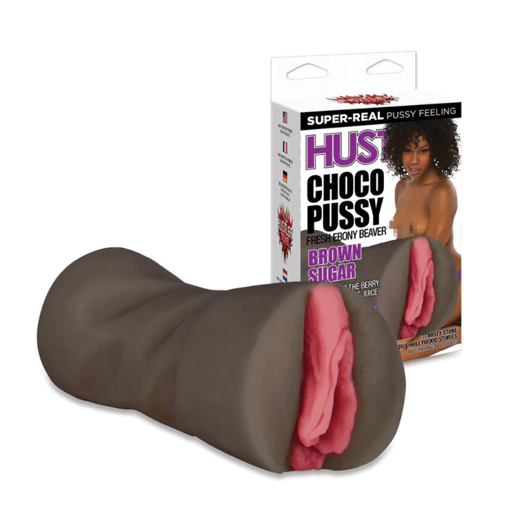 Choco Pussy שרוול אוננות לגבר בעיצוב ריאליסטי בהשראת מיסטי סטון Hustler