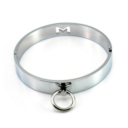 Magnetic Closing Metal Slave Collar