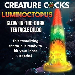 Creature Cocks Luminoctopus Glow in the Dark Fantasy Dildo