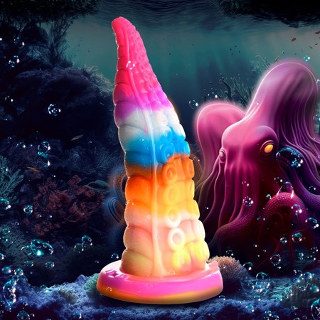 Creature Cocks Luminoctopus Glow in the Dark Fantasy Dildo