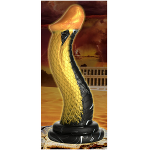 Golden Mamba דילדו סיליקון נחש קוברה מפותל Creature Cocks