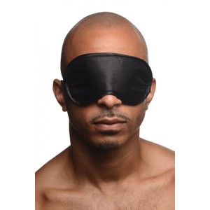 Le Boheme Black Satin Blindfold