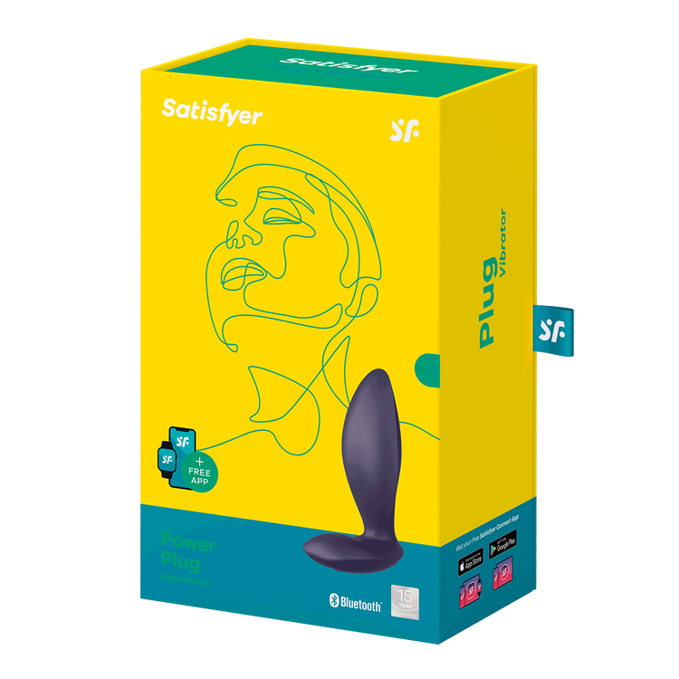 Power Plug פלאג מעשה פרוסטטה רוטט עם אפליקציה Satisfyer