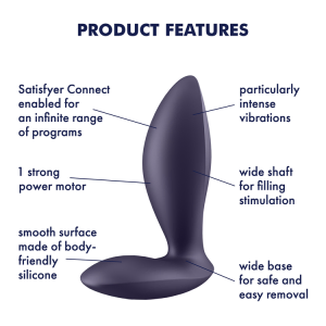 Satisfyer Power Plug Vibrating Anal Plug with App