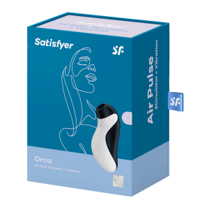 Orca וויברטור שאיבה יניקה ורטט עם 11 מצבים Satisfyer