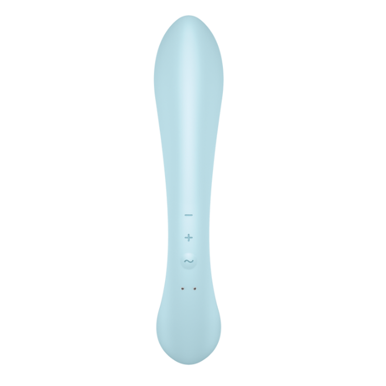 Triple Oh וויברטור דו צדדי לגירוי חיצוני פנימי או משולב Satisfyer