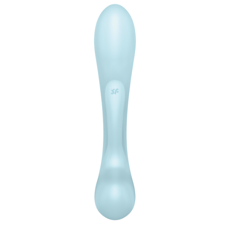 Triple Oh וויברטור דו צדדי לגירוי חיצוני פנימי או משולב Satisfyer