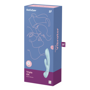 Satisfyer Triple Oh Double Sided Multi Use Vibrator