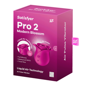 ​​Pro 2 Modern Blossom ויברטור ורד ורוד יונק וטופח ​Satisfyer