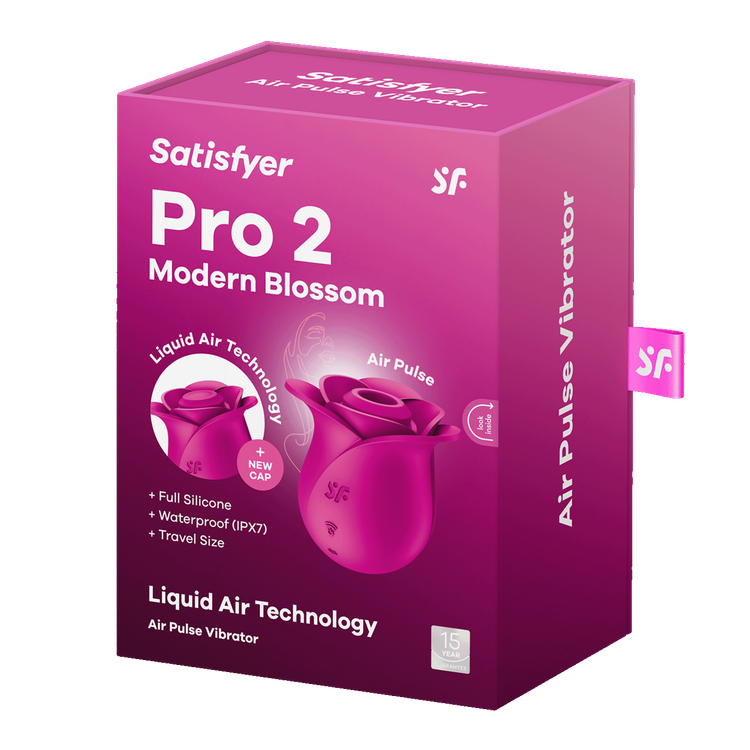​​Pro 2 Modern Blossom וויברטור שואב יונק קטן בצורת ורד ​Satisfyer