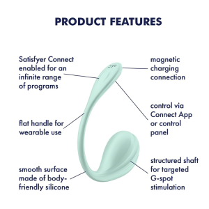 Smooth Petal ביצת רטט אלחוטית עם אפליקציה Satisfyer