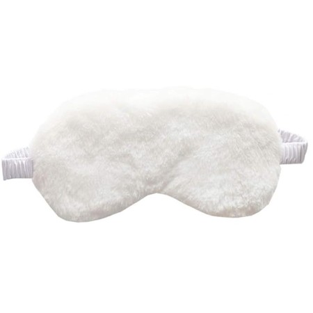 White Fluffy Blindfold