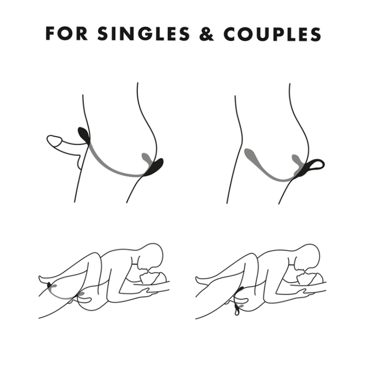 Satisfyer Play & Plug 1 קוקרינג עם פלאג אנאלי רוטט