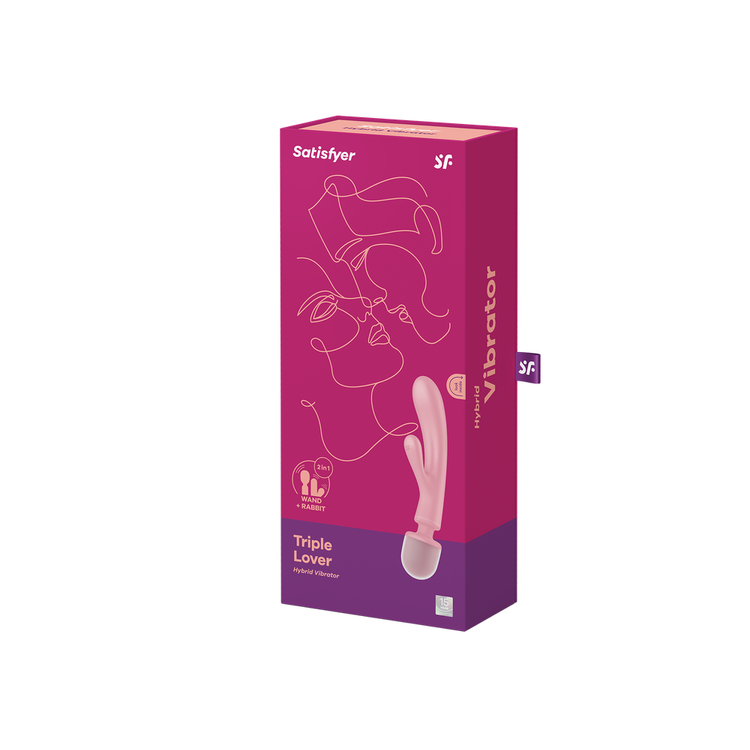 Triple Lover וונד + ארנבון דו צדדי  Satisfyer