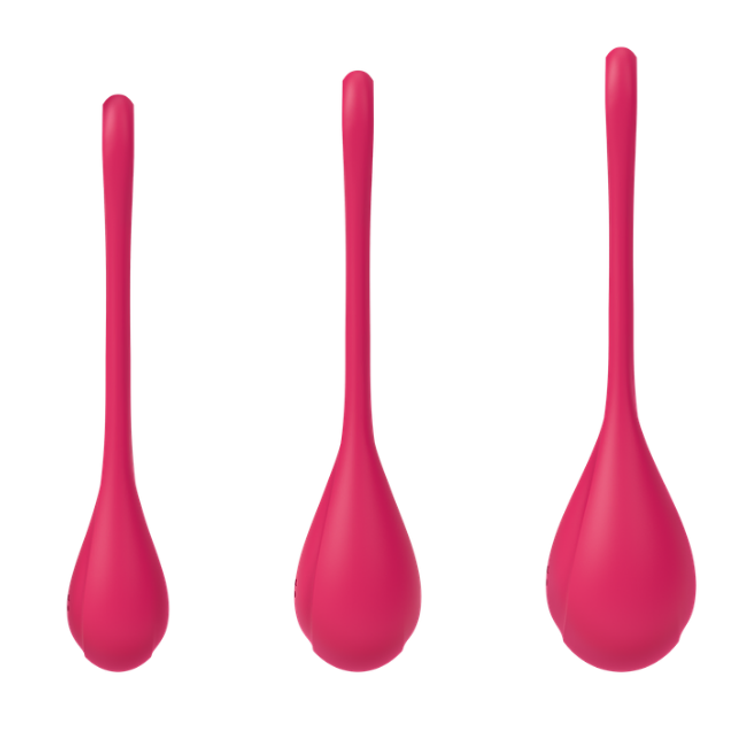 ערכת ביצים סיניות אדומות Yoni Power 1 Satisfyer