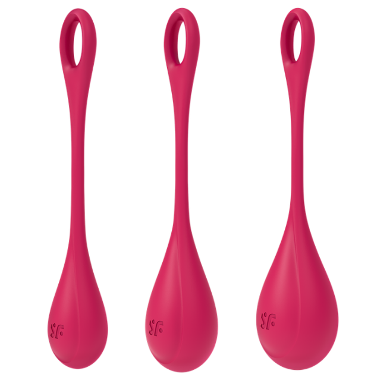 ערכת ביצים סיניות אדומות Yoni Power 1 Satisfyer